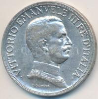 Olaszország 1916R  1L Ag "III. Viktor Emánuel" T:2,2- Italy 1916R 1 Lira Ag "Vittorio Emanuele III" C:XF,VF