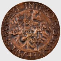 Asszonyi Tamás (1942-) ~1970. "Mecsek Vidéki Intéző Bizottság" Br plakett eredeti dísztokb...