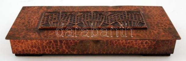 Fém hamuzó, d:14cm, fém cigaretta tartó, 2x19x8cm