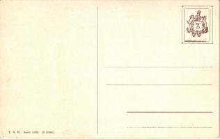 Prosit Neujahr! / New Year, skating; Theo Stroefer Serie 1089 (6 Dess.) s: Arthur Thiele