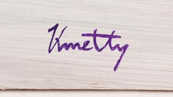 Kmetty jelzéssel: Gyümölcsös csendélet, olaj, farost, szélein sérüléssel, 36,5×50,5 cm