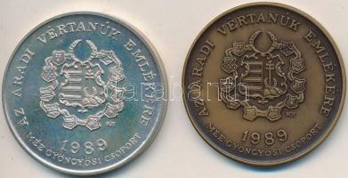 Bognár György (1944-) 1989. "MÉE Gyöngyösi Csoport - Aradi Vértanúk / Poeltenberg Ernő" Br...