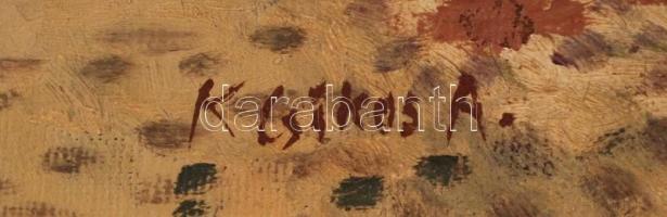 K. Csikós jelzéssel: Virág csendélet, olaj, vászon, 60×50 cm