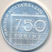 1997. 750Ft Ag "Labdarúgó VB" T:BU
Adamo EM149