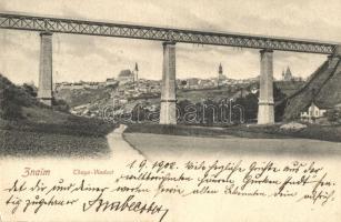 Znojmo, Znaim; Thaya viaduct (Rb)