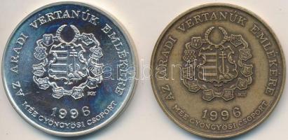 Bognár György (1944-) 1996. "MÉE Gyöngyösi Csoport - Aradi Vértanúk / Schweidel József" Br...