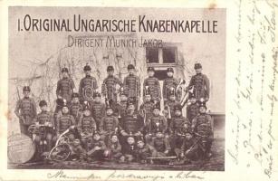 I. Original Ungarische Knabenkapelle; Dirigent Münich Jakob / 1st Original Hungarian boys music band