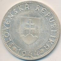 Szlovákia 1944. 10K Ag "Templomon kereszt" T:2
Slovakia 1944. 10 Koruna Ag "Cross ato...