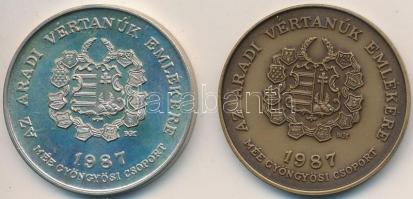 Bognár György (1944-) 1987. "MÉE Gyöngyösi Csoport - Aradi Vértanúk / Nagysándor József" B...