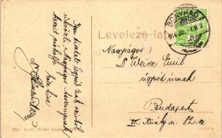 Bonyhád, Vörösmarty tér, gyógyszertár; kiadó Hoffer József (EK)