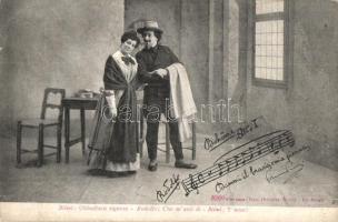 La boheme, Mimi, Rodolfo / Opera, music sheets (EK)