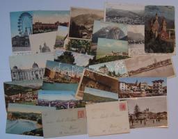 22db külföldi képeslap sok osztrákkal+2 osztrák régi levél