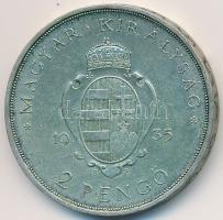 1935. 2P Ag "Pázmány" T:2,2- Adamo P7.1