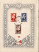 Magyar emléklapok és FDC-k a 40-es 50-es évekből (7db)+3 San Marino FDC