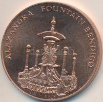 Ausztrália 1984-1985. "Viktória állam 150 éves / Alexandra szökőkút, Bendingo" fém emlékér...