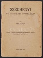 Imre Sándor: Széchenyi születésének 150. évfordulójára. Bp., 1941, Magyarországi Református Egyház Egyetemes Konventje. Papírkötésben, jó állapotban.