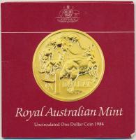 Ausztrália 1984. 1$ papírtokos díszkiadásban T:1 Australia 1984. 1 Dollar in paper case C:UNC