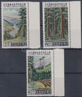 1960 Erdőgazdálkodás ívszéli sor Mi 372-374 A