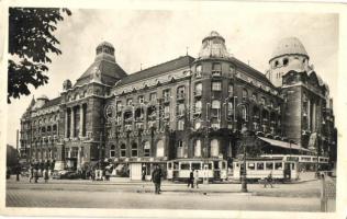 Budapest XI. Hotel Gellért szálloda, villamos, automobile (EK)