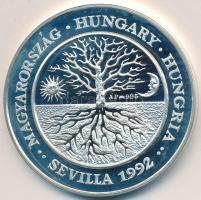 Lebó Ferenc (1960-) 1992. "Európában, Európáért / Magyarország - Sevilla Expo 1992" Ag eml...