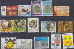 Europa CEPT 15 diff stamps, Europa CEPT 15 klf önálló érték