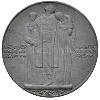 Körmendi-Frim Jenő (1886-1959) 1915. "Had- és Népegészségügyi Kiállítás Budapest 1915" hadifém emlékérem (36mm) T:2- HP 2334.