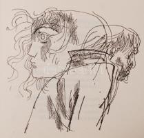 Vajda János: Gina emlékére. Budapest, 1964, Magyar Helikon. Minikönyv: 9x10cm. Aranyozott kiadói egé...