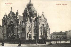 Szeged, Izraelita templom, zsinagóga; kiadja Alth Lajos (EK)