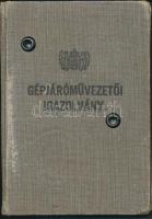 1939 Bp., Gépjárművezetői engedély, kiegészítő lapokkal