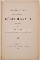 Endrődi Sándor összegyűjtött költeményei 1867-1897. 1. köt.: Tücsökdalok - virágfakadástól lombhullá...