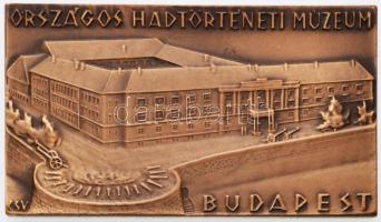 Csúcs Viktória (1934-1993) DN "Országos Hadtörténelmi Múzeum Budapest" Br emlékplakett (79x45mm) T:2