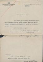 1931-1934 Bp., Királyi Magyar Pázmány Péter Tudományegyetem és a M. Kir. Erzsébet Tudományegyetem Gyógyszertárának fejléces levele