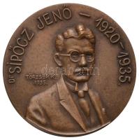 Törzsök Károly (1906-1964) 1935. "Dr Sipőcz Jenő 1920-1935 / Fővárosi Alkalmazottak Nemzeti Szövetsége" Br emlékérem (61mm) T:2