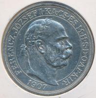 1907KB 5K Ag "Ferenc József" T:2- polírozott