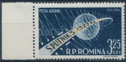 "Szputnyik 3" ívszéli bélyeg "Sputnik 3" margin stamp