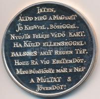 1996. "A Haza Építéséért Emlékérem - Magyarország Halma" ezüstözött fém emlékérem (42,5mm)...