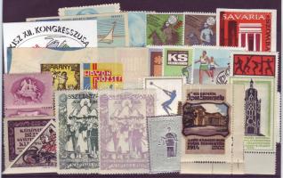 1914-1989 25db régi és modern levélzáró