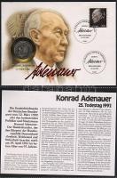 1990-es évek érdekes gyűjtemény érmés borítékokból 24 klf db, főleg Németország mellette Svájc, Man,...