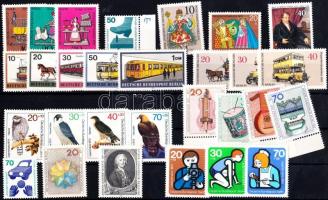1969-1974 29 stamps, 1969-1974 29 klf bélyeg, sorok, sortöredékek, önálló értékek