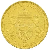 1914KB 20K Au "Ferenc József" Körmöcbánya (6.79g/0.900) T:2- ph.
Hungary 1914KB 20 Korona ...