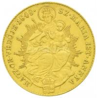 1848. Dukát Au "V. Ferdinánd" Körmöcbánya verdejel nélkül (3.47g) T:2- kis ph.
Hungary 184...