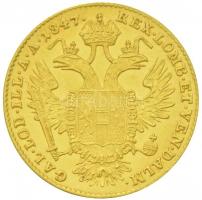 1847E Dukát "V. Ferdinánd" Gyulafehérvár (3,47g/0.986) T:2
Hungary 1847E Ducat "Ferd...