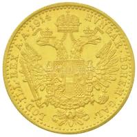 Ausztria 1914. Dukát Au "Ferenc József" Bécs (3.49g/0.986) T:2
Austria 1914. Ducat Au &quo...