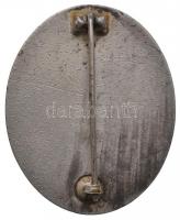 Német 3. Birodalom 1939. "Sebesülési jelvény, 2. típus, ezüst fokozat" ezüstözött fém jelv...