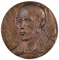 Farkas István Béla (1915-2005) DN "Vincent van Gogh" Br emlékérem (85mm) T:2