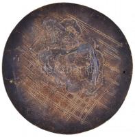 Izrael DN "Jeruzsálem a béke városa" Br emlékplakett (138mm) T:2-
Israel ND "Jerusale...