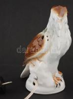 Porcelán sólyom, elektromos, világító szemű és elszívja a cigaretta füstöt,jelzés nélkül, hibátlan, ...