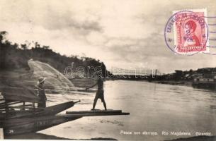 Girardot, Pesca con atarraya, Rio Magdalena / fishermen