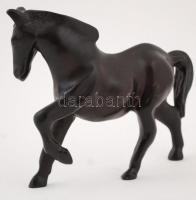 Zsírkő ló szobor,jelzés nélkül, apró hibával, 16x18cm