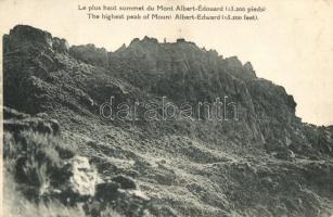 Mount Albert Edward, the highest peak